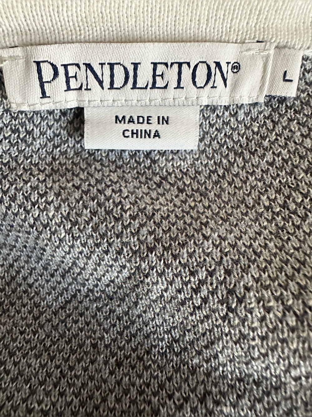 Pendleton Aztec Pattern Single Button Closure Cardigan Linen/Cotton - Picture 7 of 10